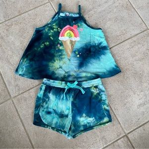Epic threads girls summer tie dyed outfit size 4T
